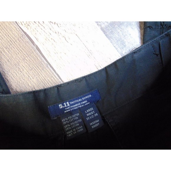 5.11 Tactical Mens M TDU Ripstop Pants Black Double Knee Uniform Outdoor Work - Picture 4 of 7